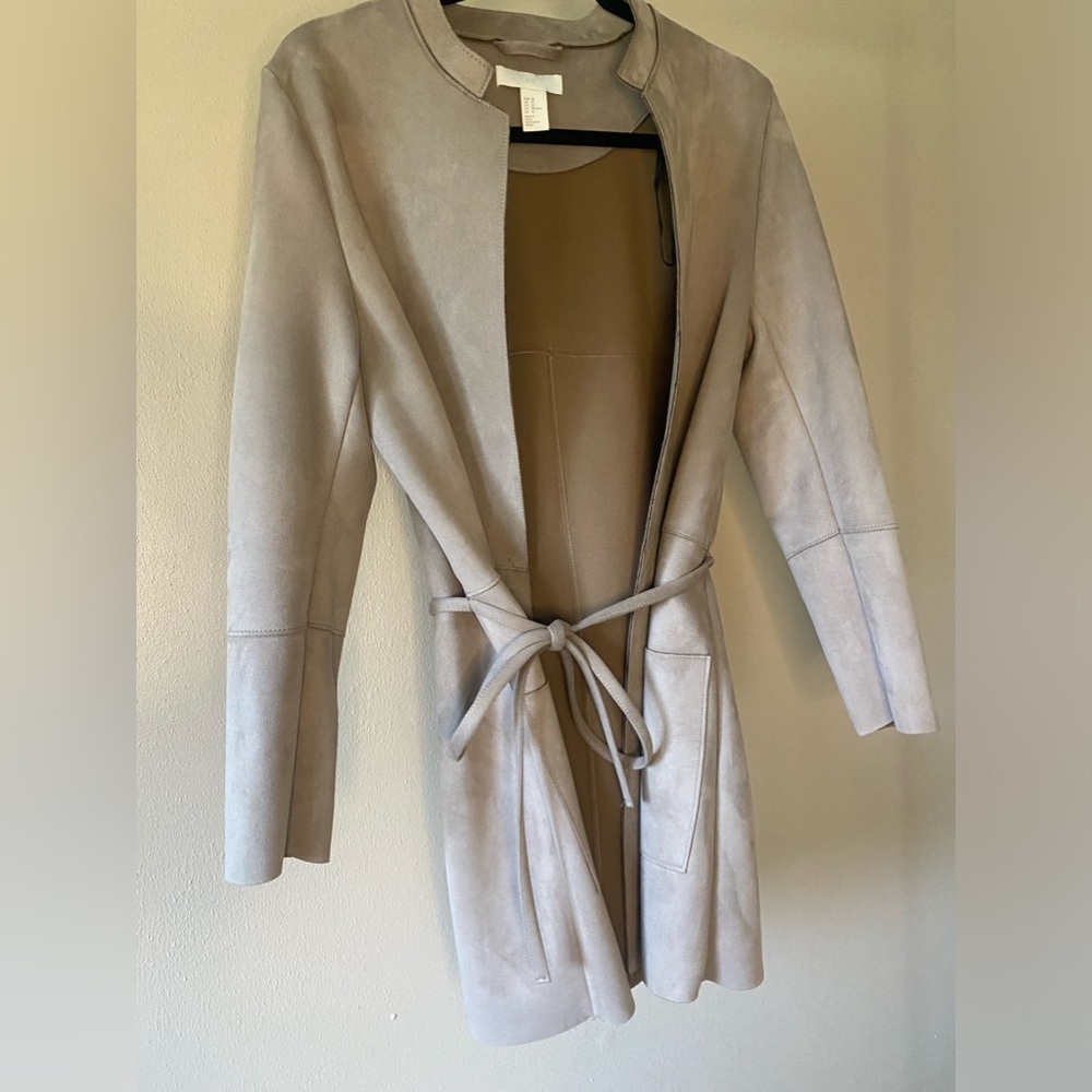 H&M suede Coat/Jacket